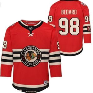 Chicago Blackhawks Kids Red Hockey Jersey
